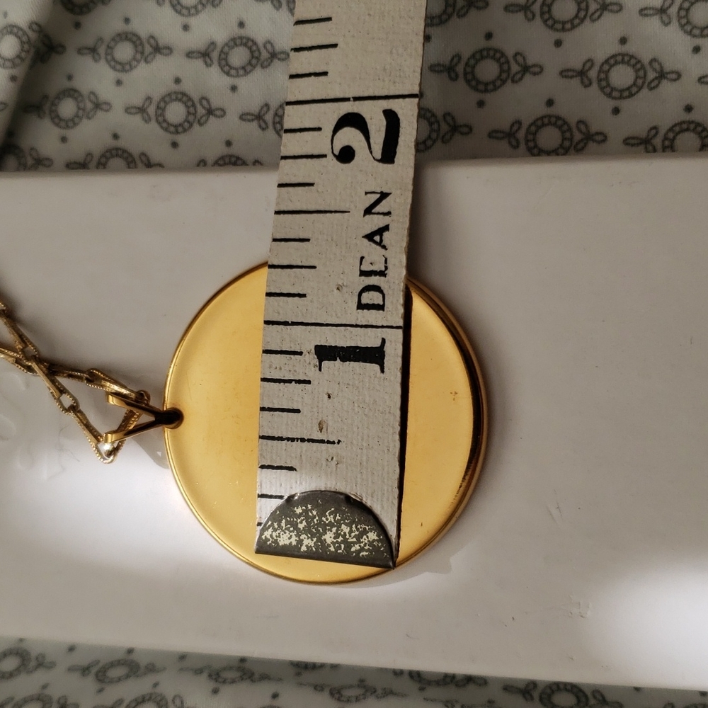 Reed and Barton Medalion Pendant Necklace - Picture 4 of 6